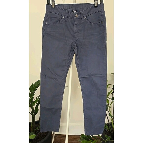 Patagonia Pants - Patagonia Womens Blue Organic Cotton Rugged Twill Canvas Pinyon Pines Pants Sz 4